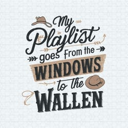 my playlist goes from the windows svg