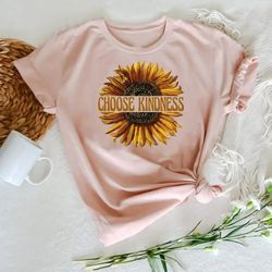 Cartoon Lovely Trend Flower T-shirt For Women 24