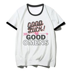 new arrival the good omens manga t -shirts