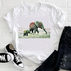 the feather bird short sleeve printing t- shirt 2024