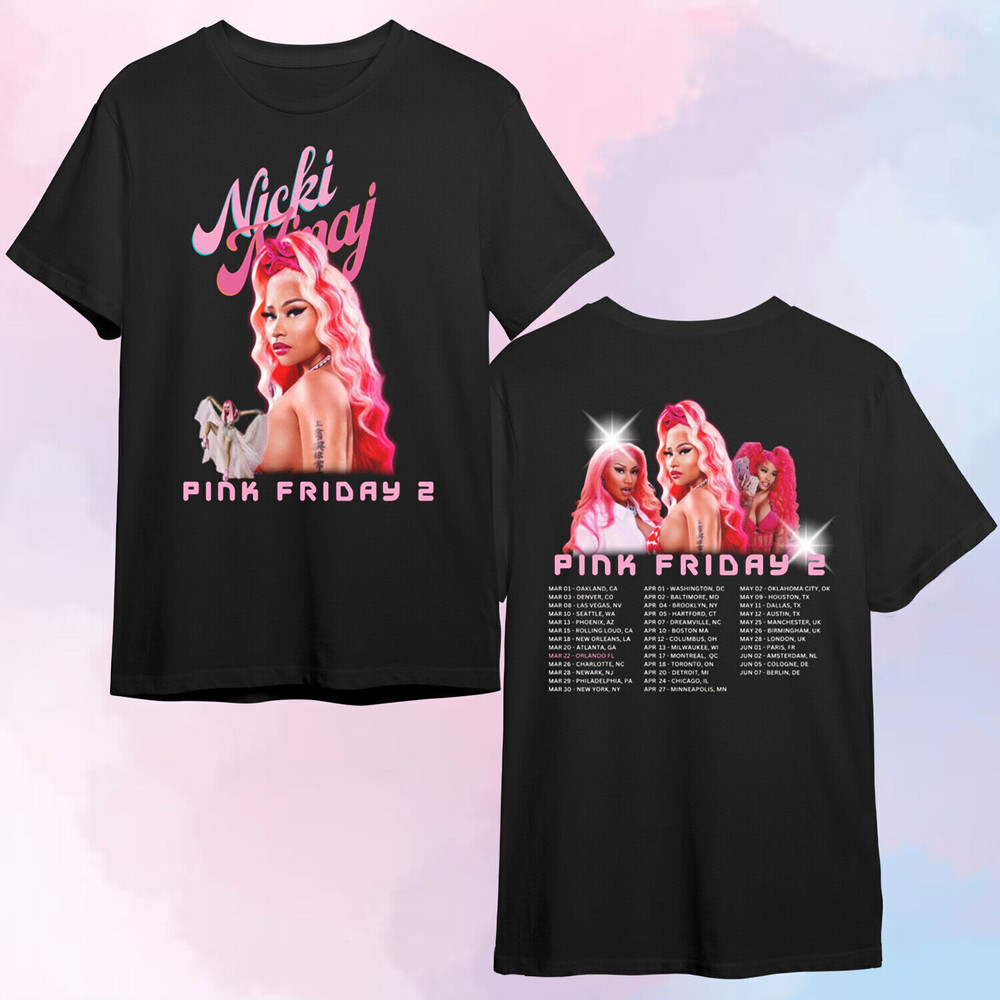 Nicki Minaj 2024 Double Sided T-shirt For Unisex Many Colors.jpeg