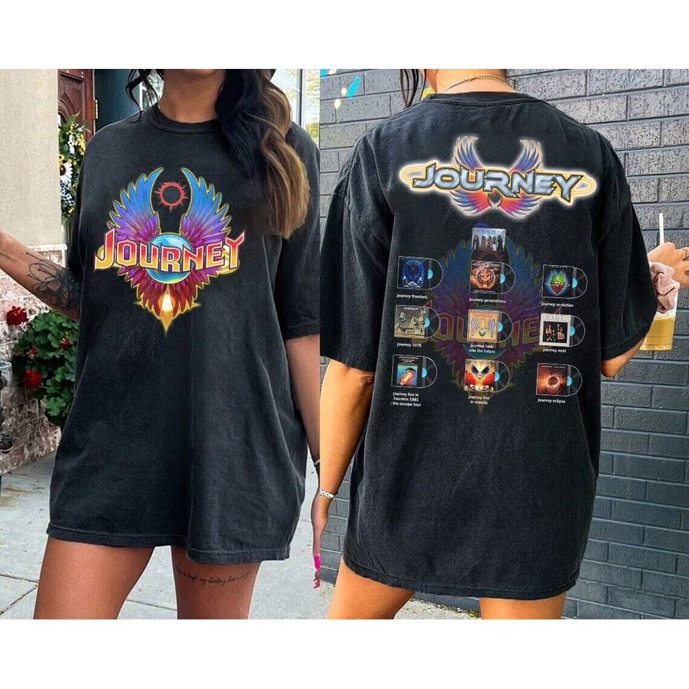 Journey 2 Sides 2024 Unisex T-shirt Many Colors.jpeg