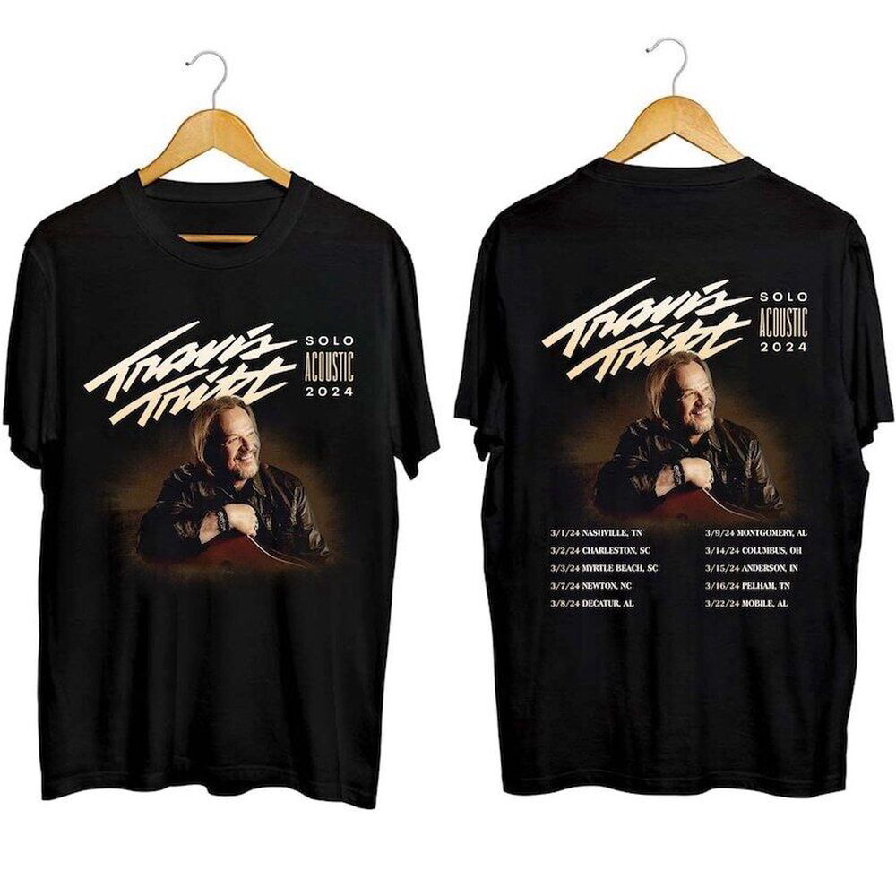 Travis Tritt 2024 Double Sided T-shirt Many Colors .jpeg