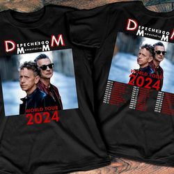 depeche mode 2024 graphic 2 sides t-shirt many colors