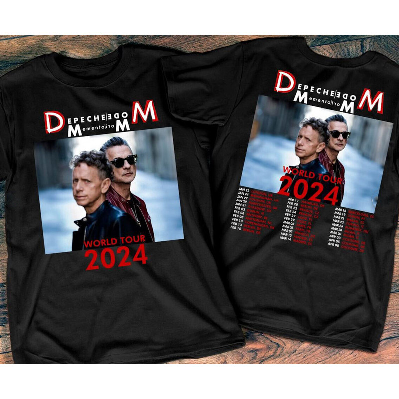Depeche Mode 2024 Graphic 2 Sides T-shirt Many Colors.png