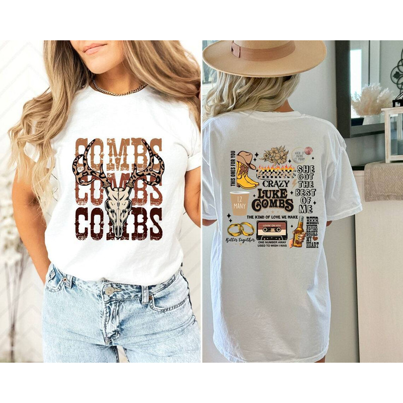 Luke Combs Cotton 2024 Unisex T-shirt Many Colors.jpeg