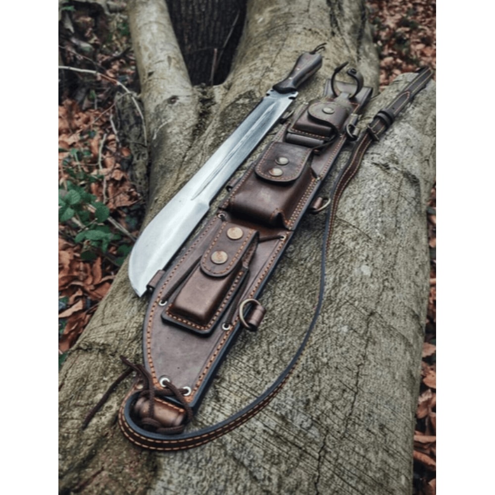 Handmade Spring Steel Sword 5160 Carbon Steel Short Sword With Leather Sheath Collectible Medieva 3