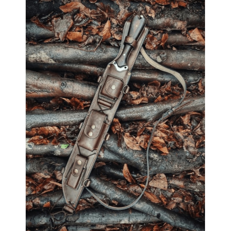 Handmade Spring Steel Sword 5160 Carbon Steel Short Sword With Leather Sheath Collectible Medieva 5