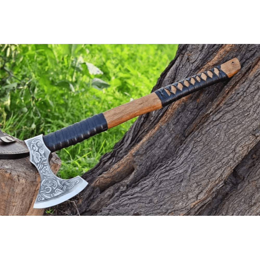 Viking Axe Bearded Viking Axe Tomahawk Ragnar Axe Long Viking Axe Axis Axe Thanksgiving Pizza Axe T 0