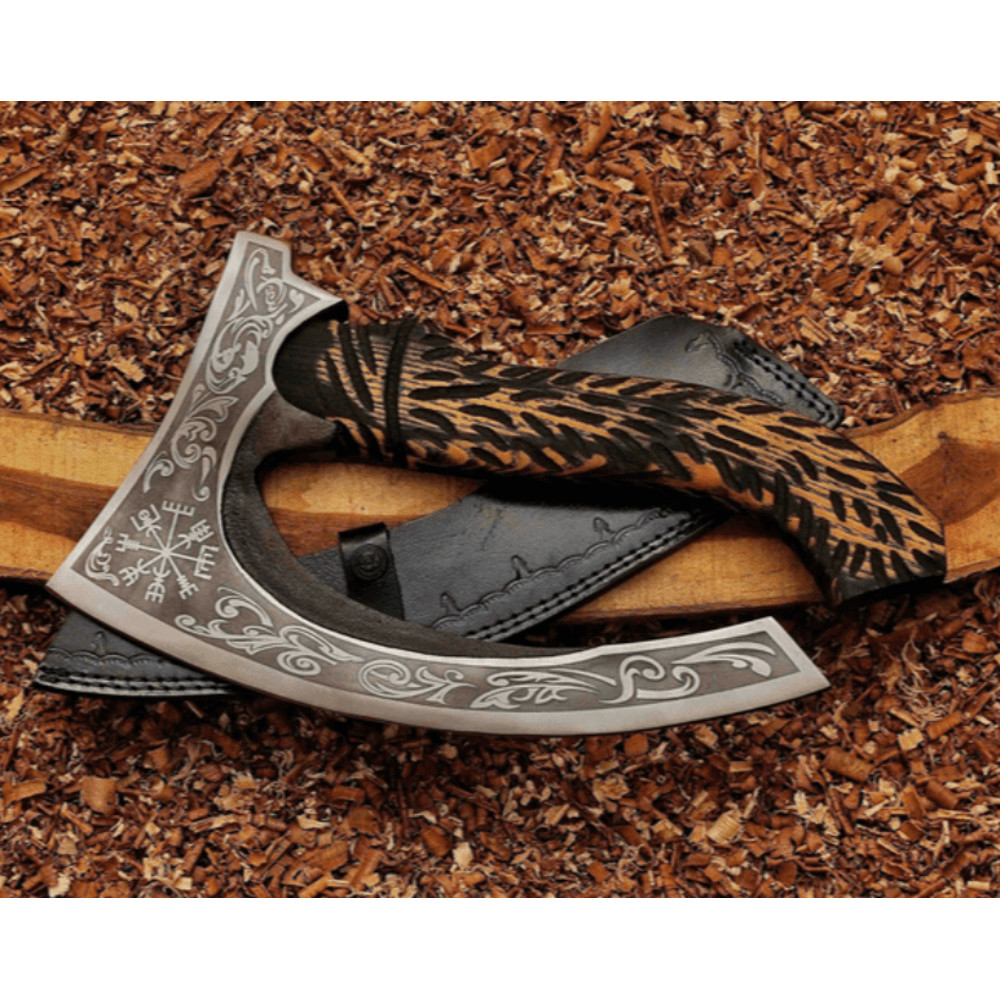 Viking Pizza Cutter Axe The Original Custom Hand Forged Pizza Axe Handmade Gift For Bestman 3