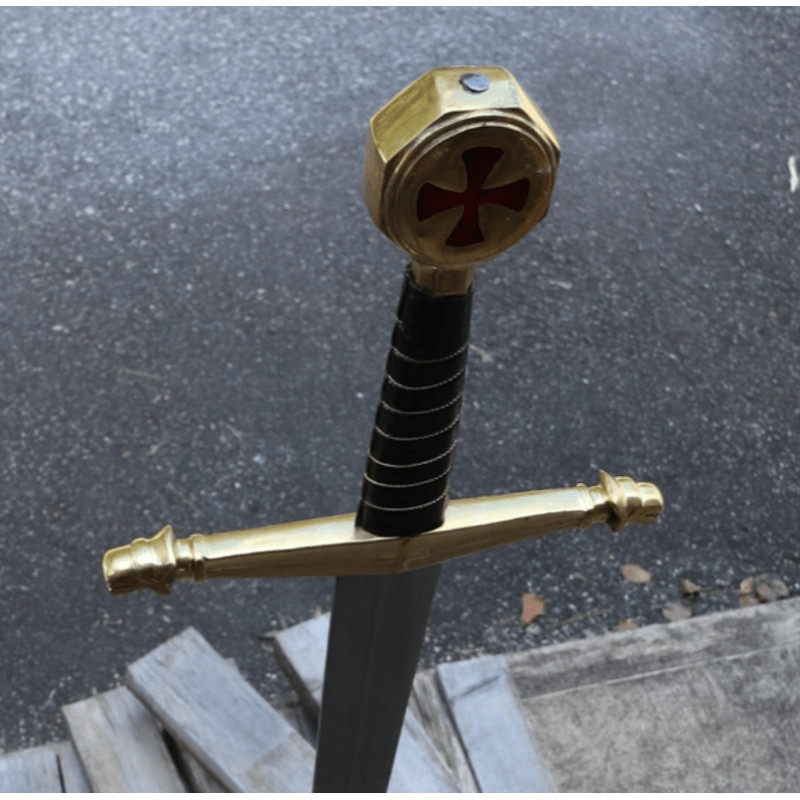 Templar Knights Battle Ready Sword HandForged 1095 Steel 2