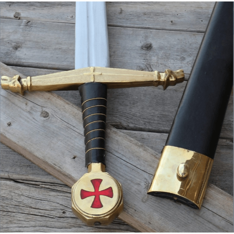 Templar Knights Battle Ready Sword HandForged 1095 Steel 3