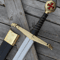 Templar Knights Battle Ready Sword HandForged 1095 Steel 4