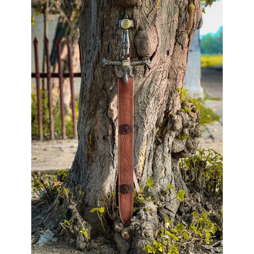 King Solomon Sword With Leather Sheath 3