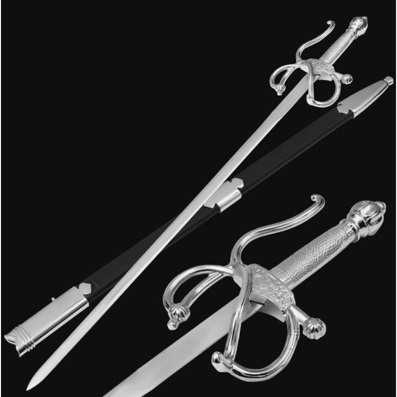 Zorro Rapier Sword Rapier Sword Battle Ready Handmade Long MEDIEVALVIKING Sword 0