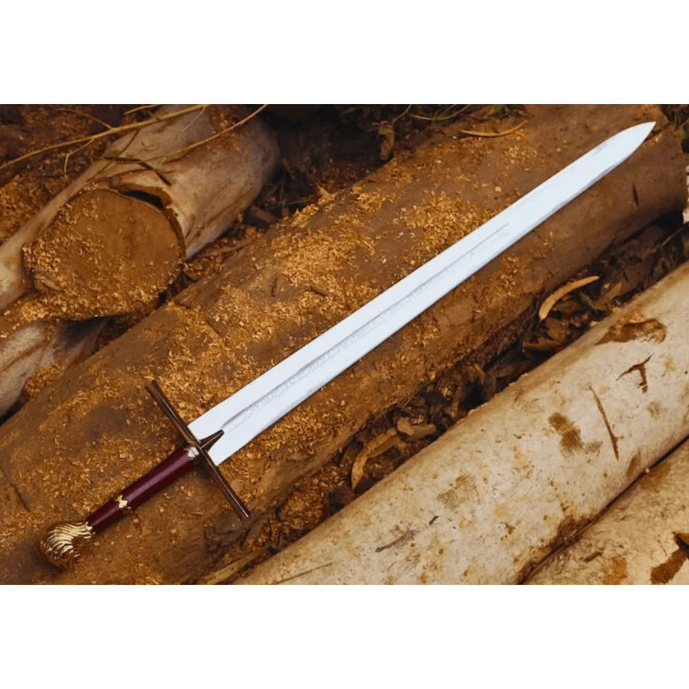 Monogrammed Narnia Prince Sword  Authentic Replica With Wall Mount 1