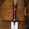 Monogrammed Narnia Prince Sword  Authentic Replica With Wall Mount 3