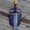 Monogrammed Narnia Prince Sword  Authentic Replica With Wall Mount 0