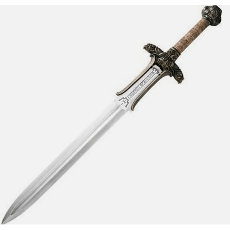 Handmade Sword 1095 Movie Replica Sword Carbon Steel Brass Fittings Black With Leather Sheathgift F 0