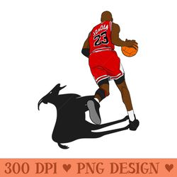 vintage michael jordan goat retro - png file download - customer support