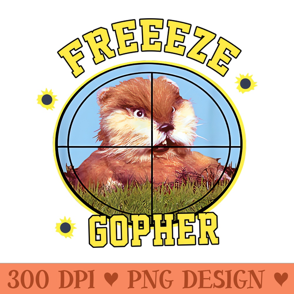 Caddyshack Freeze Gopher Funny Animal 0055.jpg