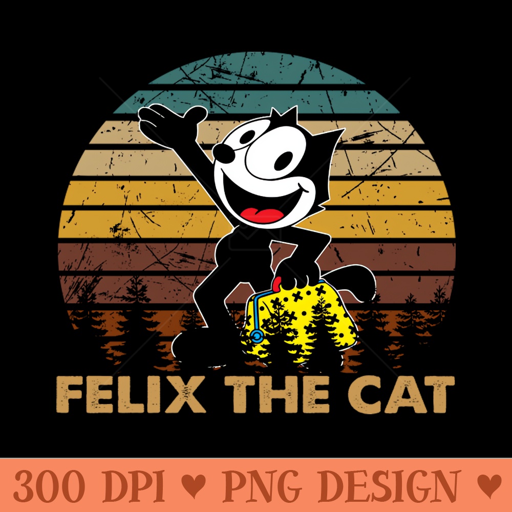 full face the cat walking art vintage retro 0217.jpg