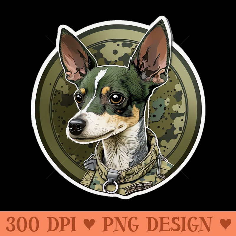 Toy Fox Terrier Camouflage Motif 0370.jpg