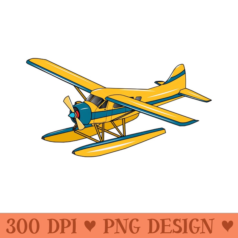 Seaplane cartoon illustration 0303.jpg