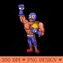 cartoon mexican wrestler - high-quality png download - professional design