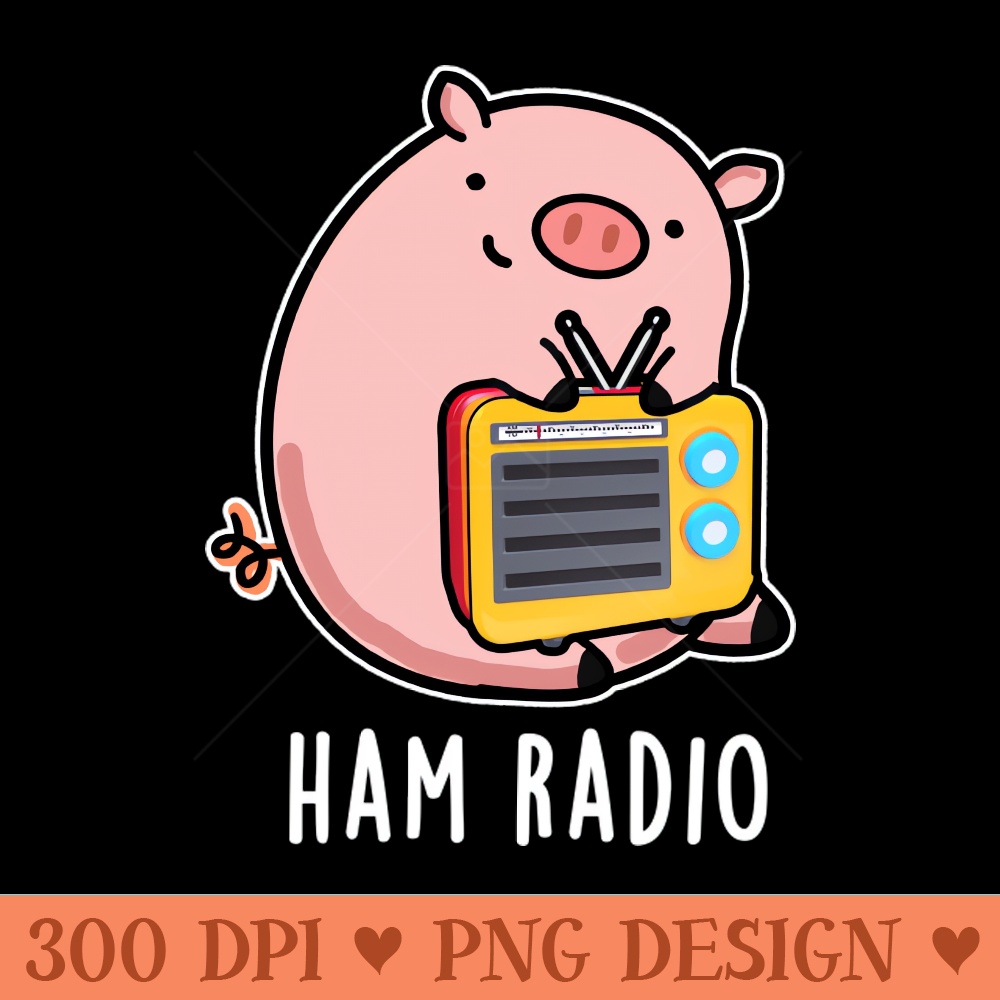 Ham Radio Funny Pig Pun 0158.jpg