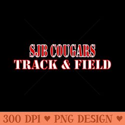 sjb cougars track u0026 field - png download - variety