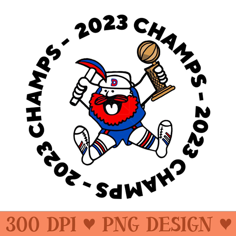 Denver Nuggets Finals Maxie Miner Holding Championship Trophy with Circular Champs 2023 Text 0250.jpg