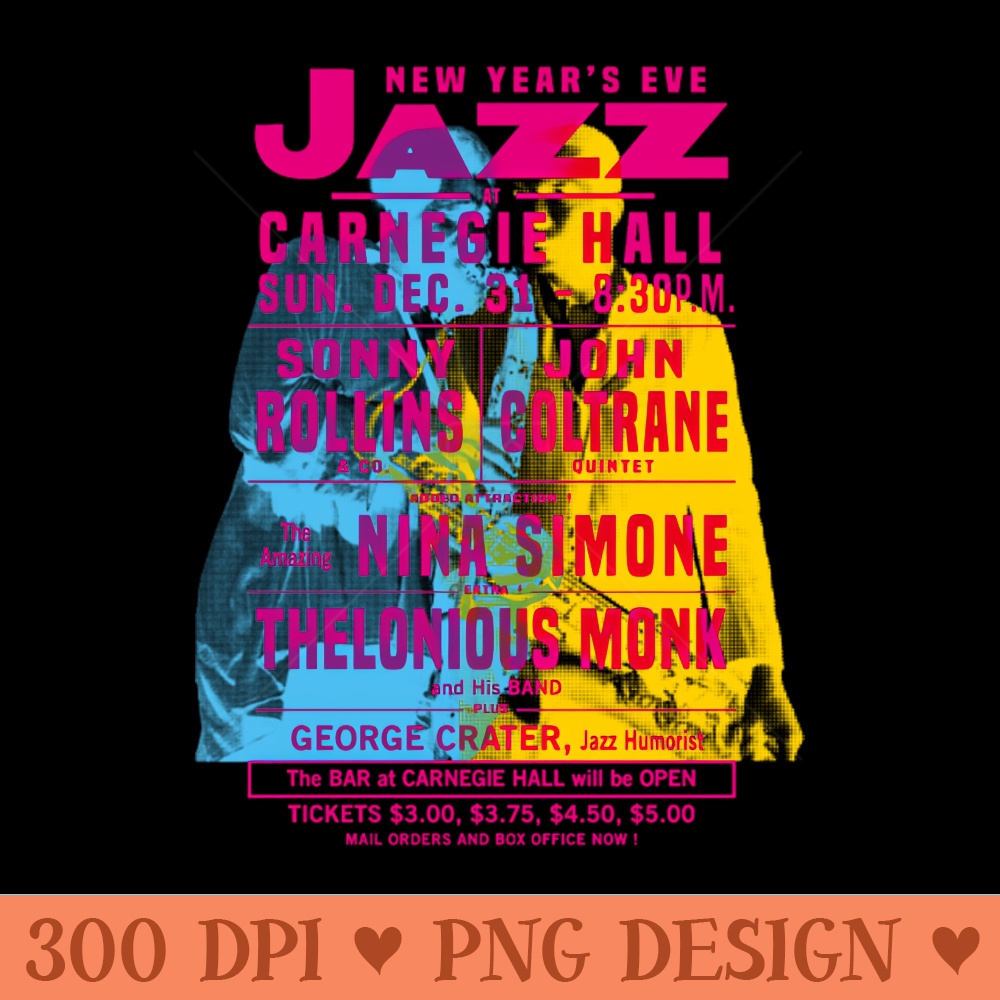 Sonny Rollins John Coltrane Nina Simone Thelonious Monk poster 0443.jpg