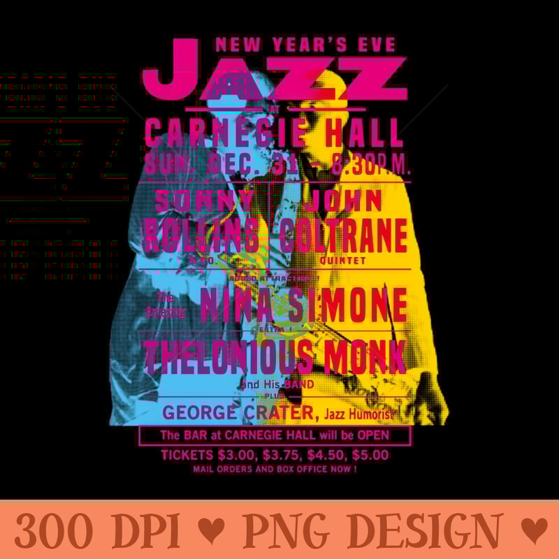 Sonny Rollins John Coltrane Nina Simone Thelonious Monk poster 0443.jpg