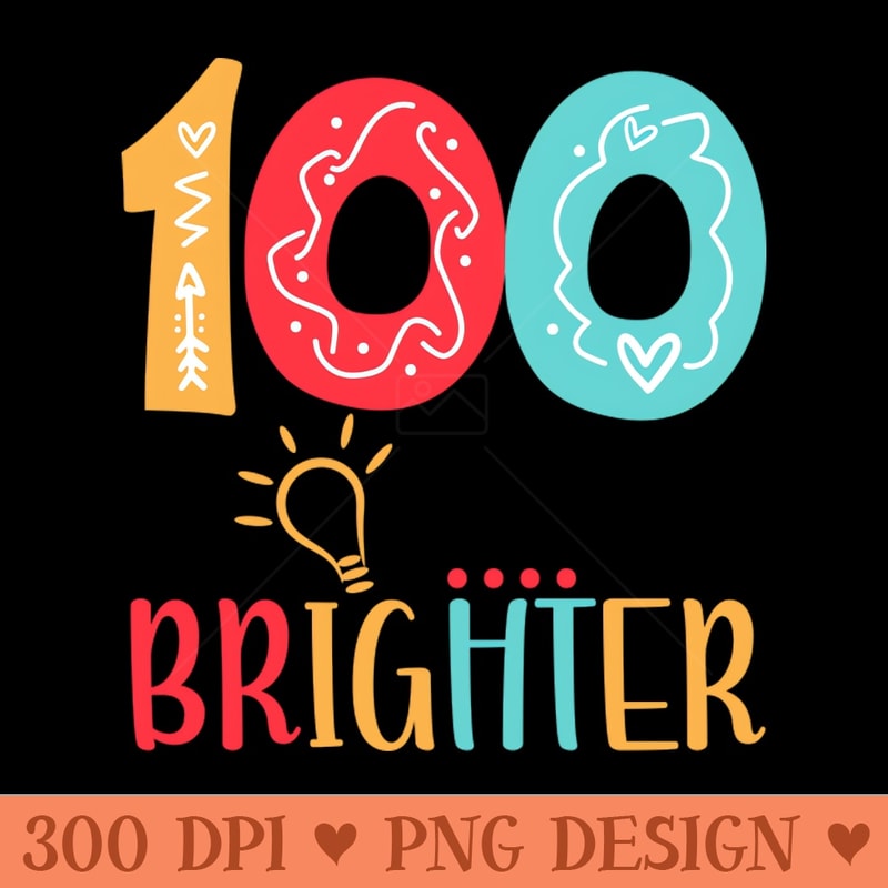 100 Days Brighter 100 days of School gift for Teacher Kids 0003.jpg