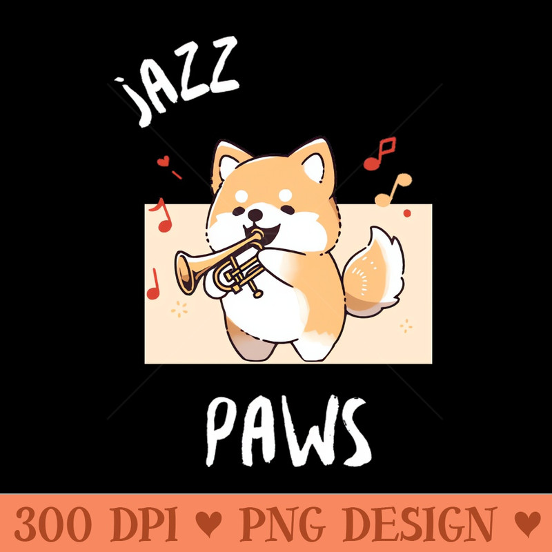 Jazz Paws Shiba Inu Trumpet 0208.jpg