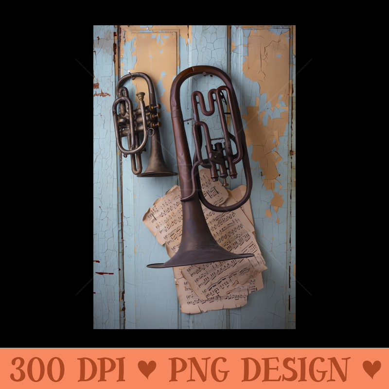 Two Old Rustic Horns Hanging On Door 0569.jpg