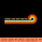 Retro Stripes Funny Saying I Forget What Eight Was For - Violent femmes kiss off - Downloadable PNG - High Quality 300 DPI