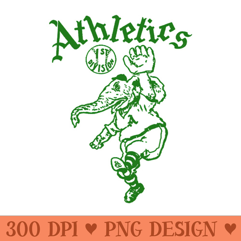 Vintage Oakland A's - PNG Download Collection - Professional Design
