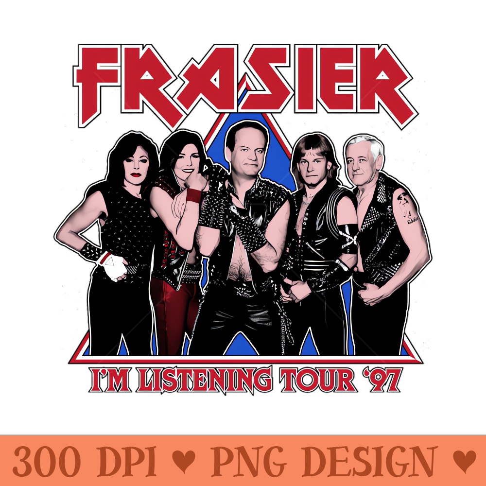 FRASIER - I'M LISTENING TOUR '97 - Instant PNG Download - Latest Updates