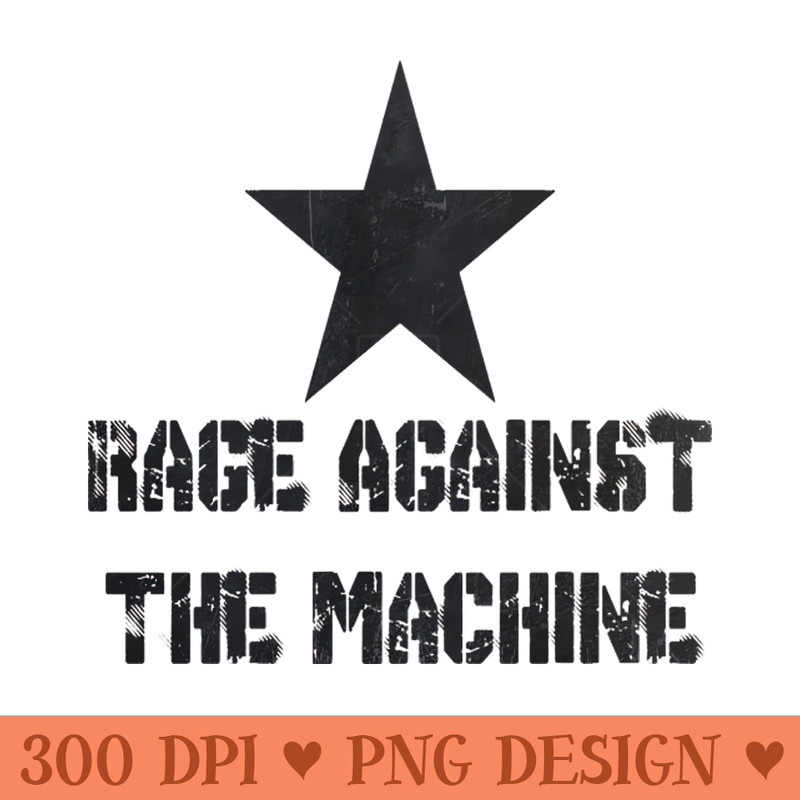 rage againts the machine vintage - PNG Design Downloads - Popularity