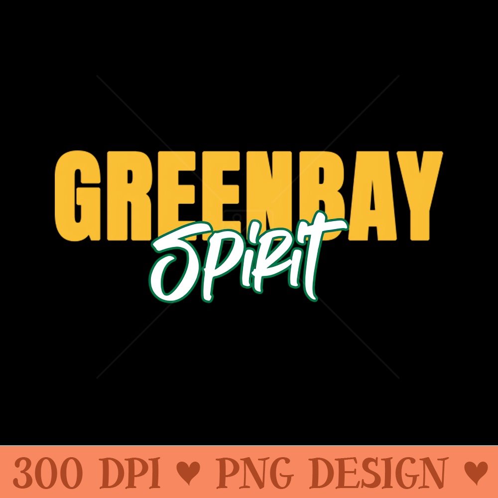 Packers  Greenbay Spirit - PNG Downloadable Resources - Variety