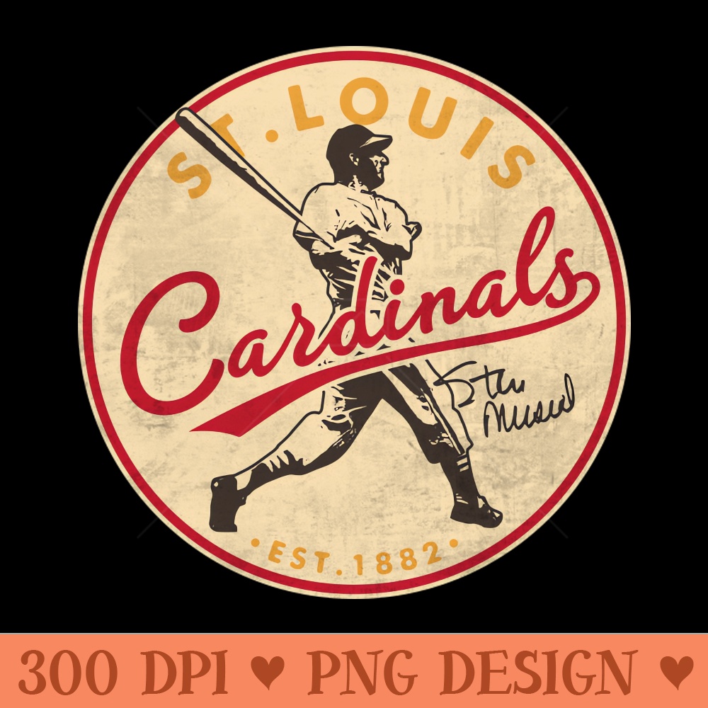 Retro St. Louis Cardinals 1 by Buck Tee - PNG Download - Unique