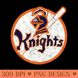 new york knights - vintage logo - transparent png