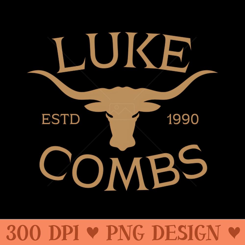 Luke Combs estd - PNG Download Website - Customer Support