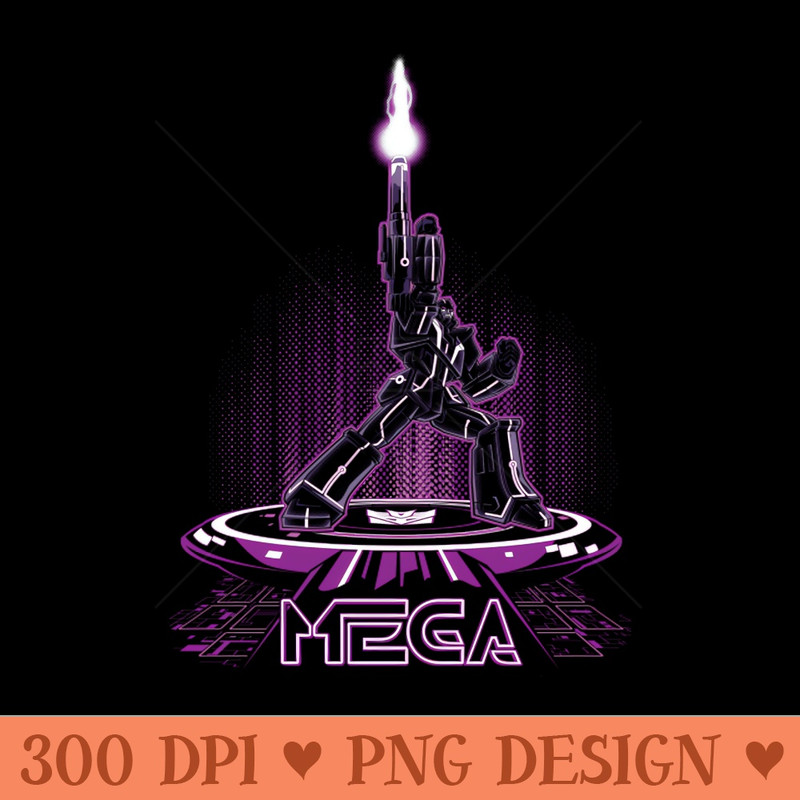 MEGA (TRON) - PNG Printables - Flexibility
