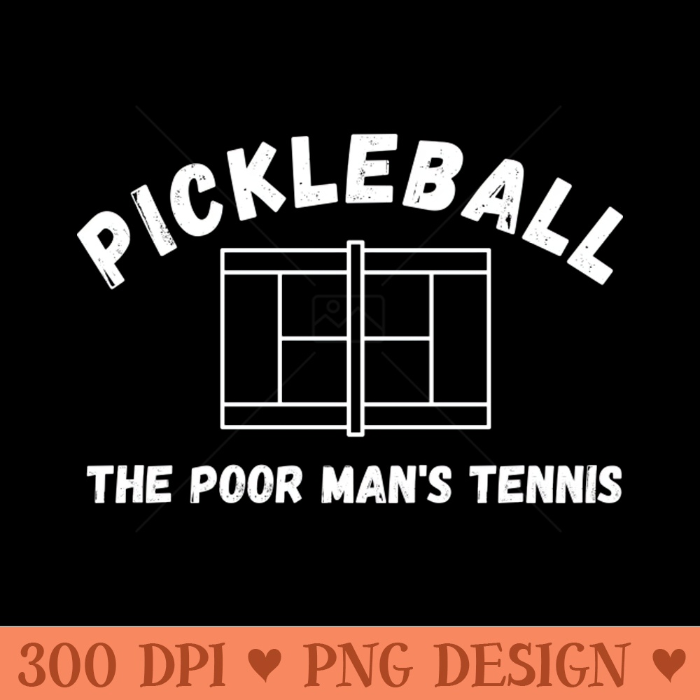 Pickleball Poor Man's Tennis - High-Quality PNG Download - Convenience