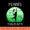 Tennis Is My Therapy - Vector PNG Download - Customer Support