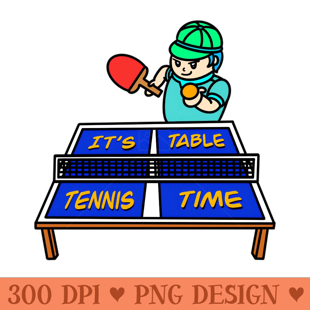 It's table tennis time! - Free PNG Downloads - Unique