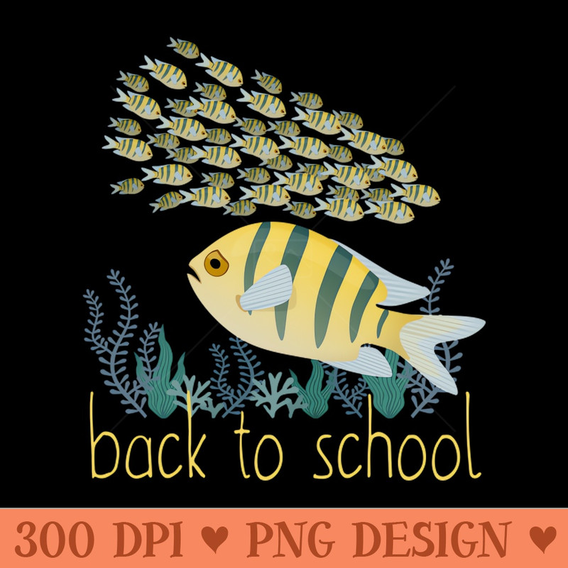 Back to school sad fish pun - PNG Download Library - Variety